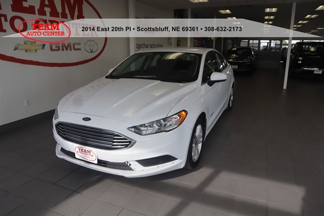 Used 2018 Ford Fusion Hybrid SE with VIN 3FA6P0LU6JR209321 for sale in Winner, SD