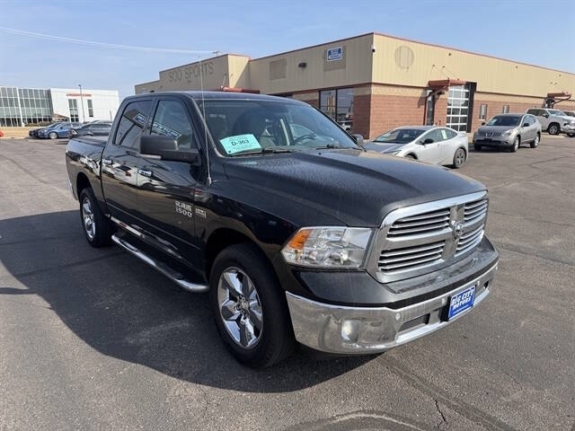 Black 2017 RAM 1500 Pickup Truck Four-Wheel Drive Automatic