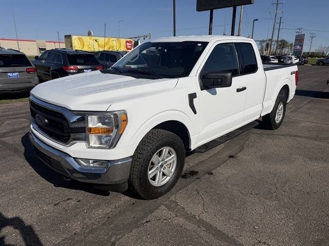 White 2022 Ford F-150 Pickup Truck Four-Wheel Drive Automatic