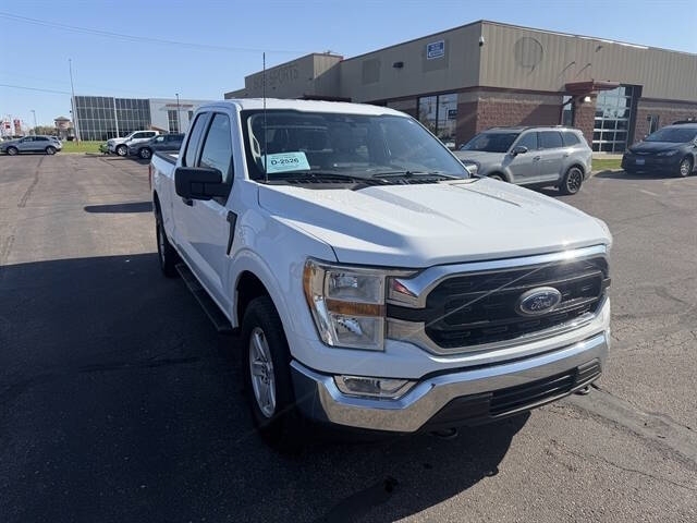 White 2022 Ford F-150 Pickup Truck Four-Wheel Drive Automatic