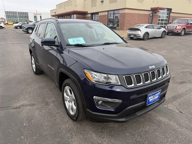 Blue 2021 Jeep Compass SUV / Crossover Four-Wheel Drive Automatic