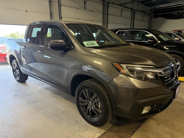 Gray 2020 Honda Ridgeline Pickup Truck All-Wheel Drive Automatic