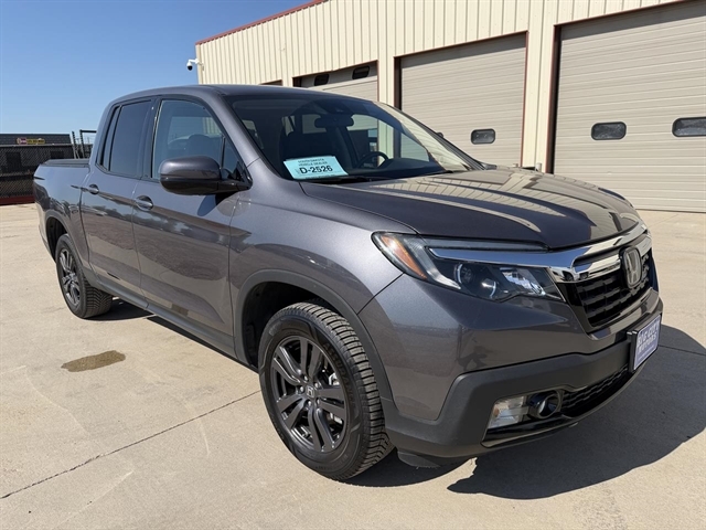 Gray 2020 Honda Ridgeline Pickup Truck All-Wheel Drive Automatic