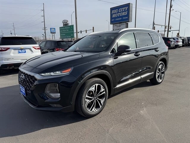 Black 2019 Hyundai Santa Fe SUV / Crossover All-Wheel Drive Automatic