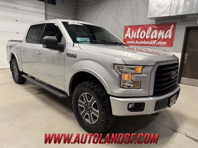 Ingot Silver 2016 Ford F-150 XLT SuperCrew 4WD Pickup Truck Four-Wheel Drive Automatic