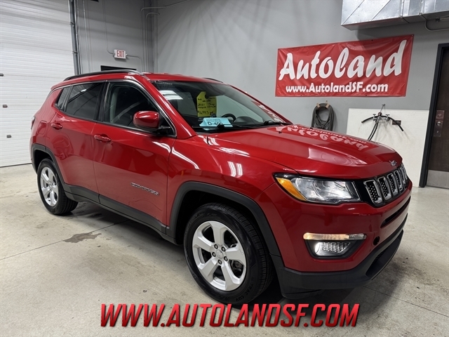 Redline Pearlcoat 2021 Jeep Compass Latitude FWD SUV / Crossover Front-Wheel Drive Automatic