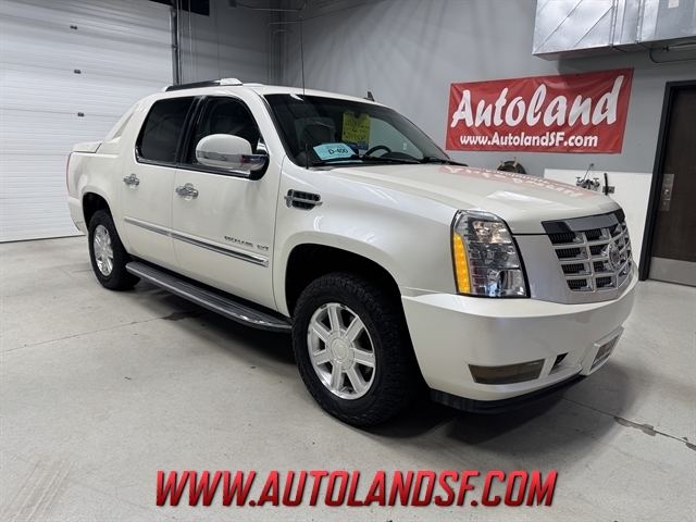 White Diamond Clearcoat 2013 Cadillac Escalade EXT Pickup Truck All-Wheel Drive Automatic
