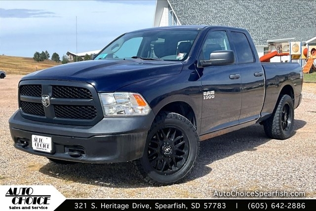 True Blue Pearlcoat 2018 RAM 1500 Pickup Truck Four-Wheel Drive Automatic