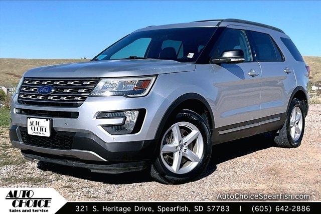 Ingot Silver 2016 Ford Explorer XLT 4WD SUV / Crossover All-Wheel Drive Automatic