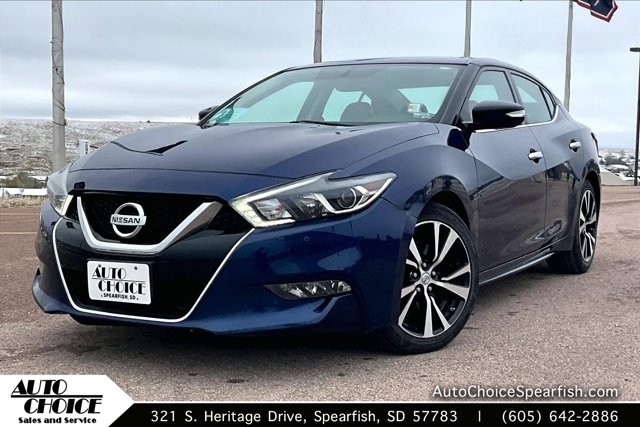Deep Blue Pearl 2018 Nissan Maxima SV FWD Sedan Front-Wheel Drive Continuously Variable Transmission