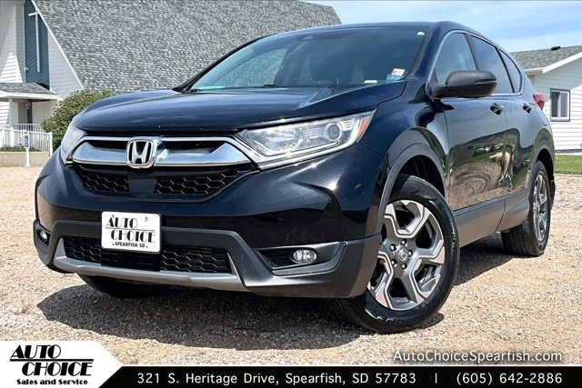 Black 2017 Honda CR-V EX AWD SUV / Crossover All-Wheel Drive Continuously Variable Transmission