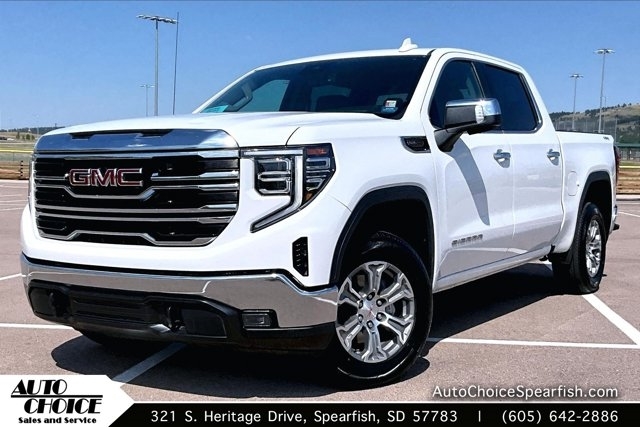 Summit White 2025 GMC Sierra 1500 Pickup Truck Four-Wheel Drive Automatic