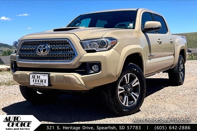 Champagne 2017 Toyota Tacoma Pickup Truck Four-Wheel Drive Automatic