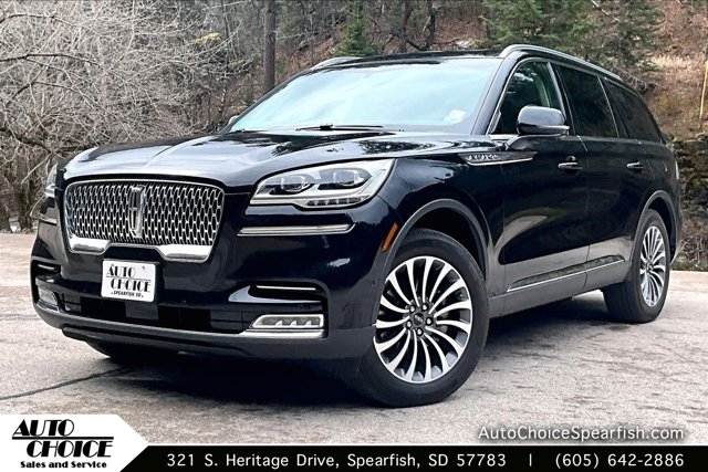 Black 2022 Lincoln Aviator Reserve AWD SUV / Crossover All-Wheel Drive Automatic