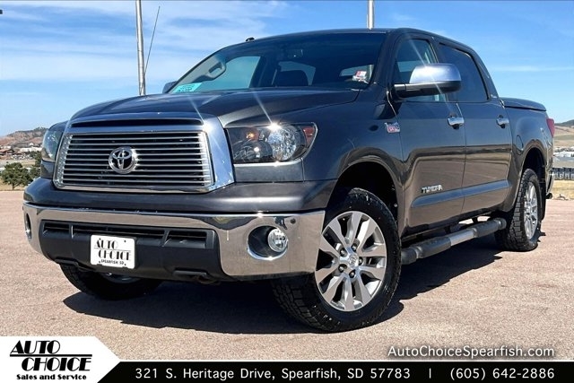 2011 Toyota Tundra Limited 5.7L V8 CrewMax Cab 4WD Gris Camioneta Todo terreno Automática