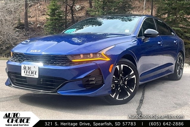 Sapphire Blue 2024 Kia K5 GT-Line AWD Sedan All-Wheel Drive Automatic