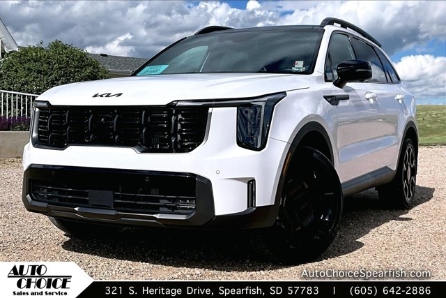 Glacial White Pearl 2025 Kia Sorento X-Line SX Prestige AWD SUV / Crossover All-Wheel Drive Automatic