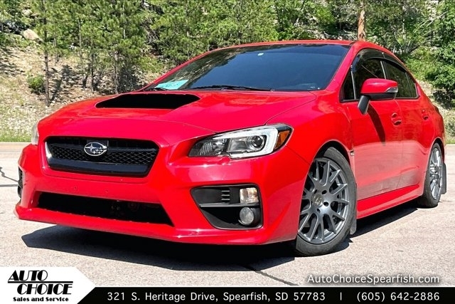 Pure Red 2016 Subaru WRX Sedan All-Wheel Drive Manual