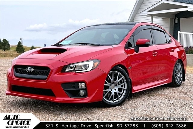 Pure Red 2016 Subaru WRX Sedan All-Wheel Drive Manual