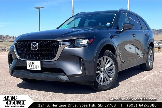 Machine Gray Metallic 2024 Mazda CX-90 3.3 Turbo Preferred Plus AWD SUV / Crossover All-Wheel Drive Automatic