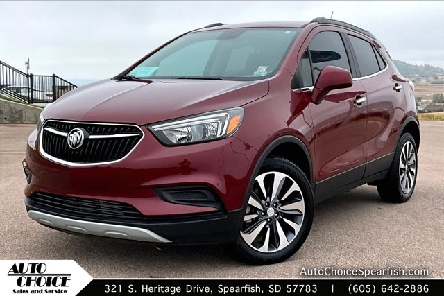 Cinnabar Metallic 2022 Buick Encore SUV / Crossover All-Wheel Drive Automatic