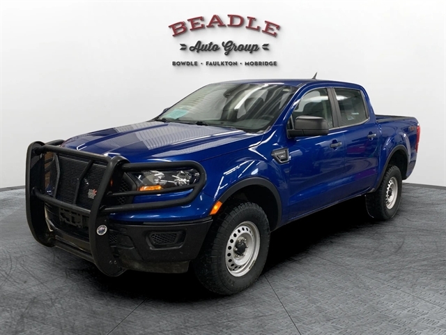 Lightning Blue 2019 Ford Ranger XL SuperCrew 4WD Pickup Truck Four-Wheel Drive Automatic