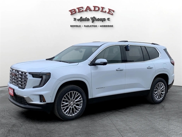 GLAC WHITE 2026 GMC Acadia Denali AWD SUV / Crossover Four-Wheel Drive 