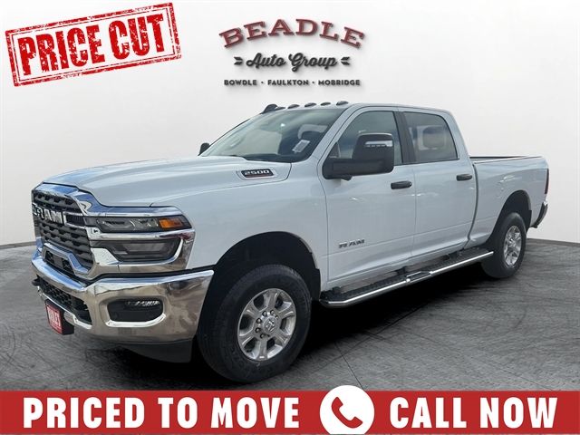 Bright White Clear-Coat 2026 RAM 2500 Pickup Truck  8-Speed Automatic