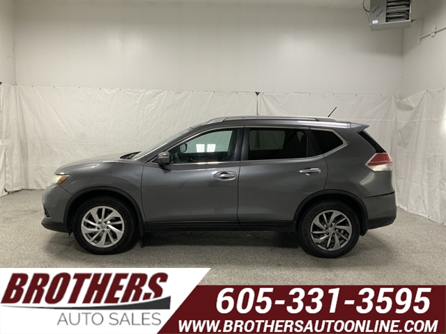 Gray (Gun Metallic) 2014 Nissan Rogue SL AWD SUV / Crossover All-Wheel Drive Continuously Variable Transmission