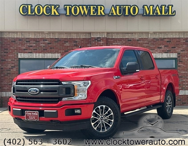 Race Red 2020 Ford F-150 XLT SuperCrew 4WD Pickup Truck Four-Wheel Drive Automatic