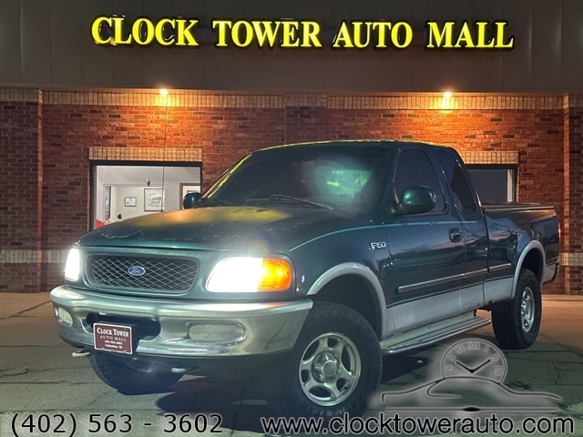 Pacific Green (CC/Met) 1997 Ford F-150 Lariat 4WD Extended Cab SB Pickup Truck Four-Wheel Drive Automatic