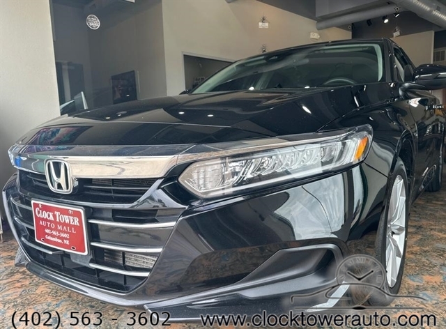 Crystal Black Pearl 2021 Honda Accord LX FWD Sedan Front-Wheel Drive Continuously Variable Transmission