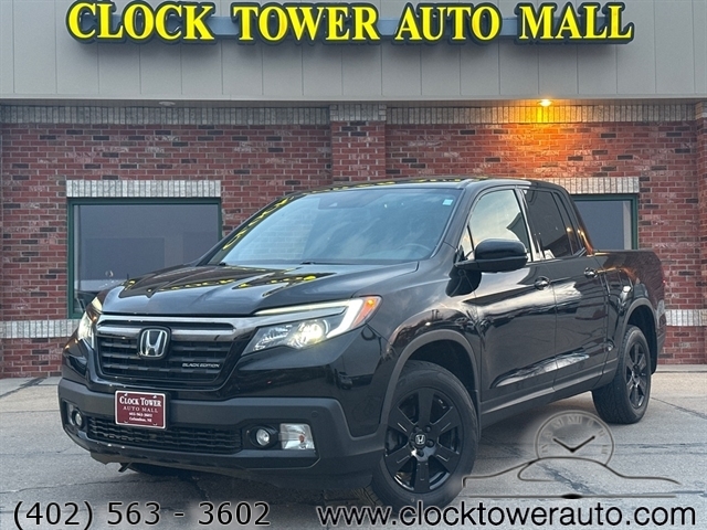 Crystal Black Pearl 2019 Honda Ridgeline Black Edition AWD Pickup Truck All-Wheel Drive Automatic