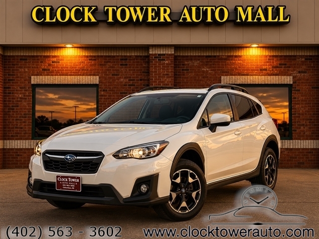 Crystal White Pearl 2020 Subaru Crosstrek Premium AWD SUV / Crossover All-Wheel Drive Continuously Variable Transmission