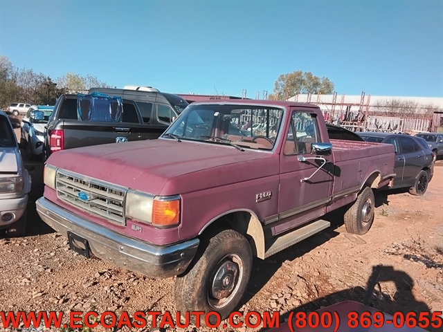Red 1989 Ford F-250 Pickup Truck Automatic