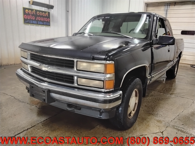 Black 1999 Chevrolet C/K 1500 Pickup Truck Four-Wheel Drive Automatic