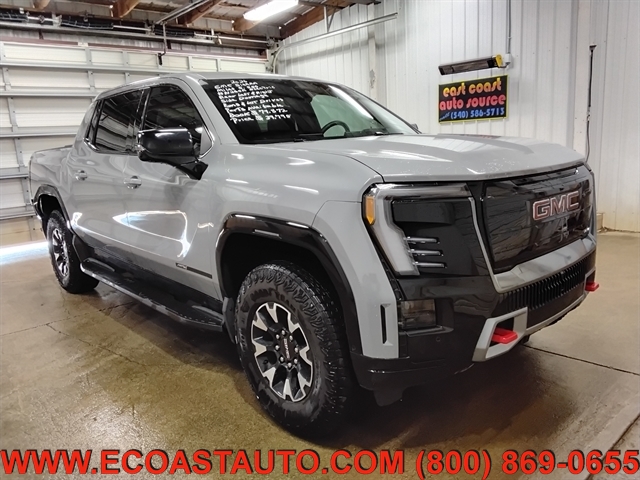 Thunderstorm Gray 2026 GMC Sierra EV AT4 Crew Cab (Extended Range) e4WD Pickup Truck All-Wheel Drive Automatic