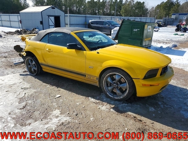 Screaming Yellow 2005 Ford Mustang GT Premium Convertible RWD Convertible Rear-Wheel Drive Manual