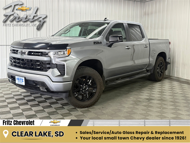 Sterling Gray Metallic 2023 Chevrolet Silverado 1500 Pickup Truck Four-Wheel Drive Automatic