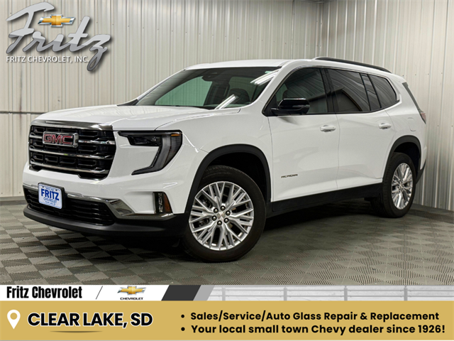 Summit White 2026 GMC Acadia SUV / Crossover Four-Wheel Drive Automatic