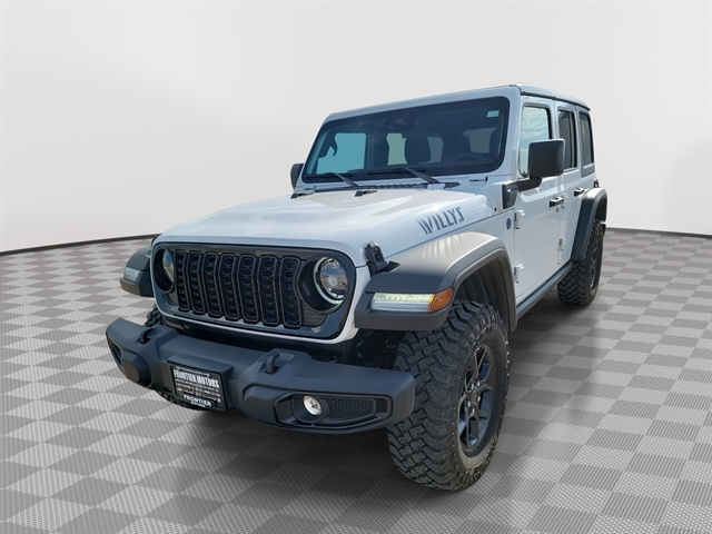 White 2025 Jeep Wrangler 4xe SUV / Crossover Four-Wheel Drive Automatic