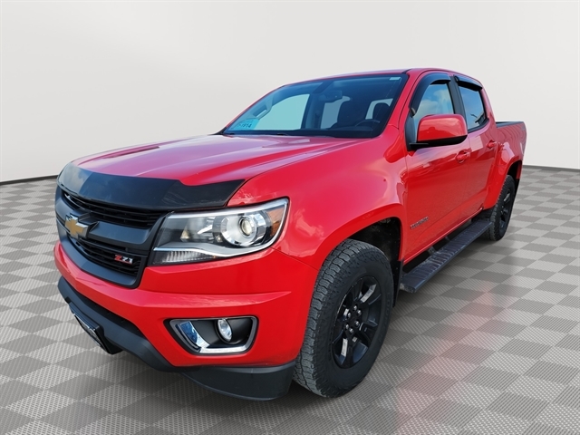Red 2019 Chevrolet Colorado Pickup Truck Four-Wheel Drive Automatic