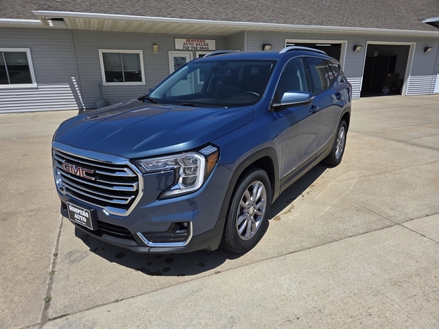 Downpour Metallic 2024 GMC Terrain SUV / Crossover All-Wheel Drive Automatic