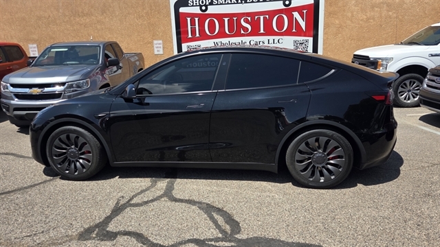 Black 2025 Tesla Model Y SUV / Crossover All-Wheel Drive Automatic