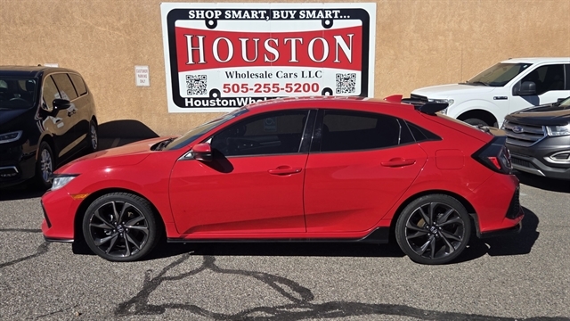 Red 2019 Honda Civic Hatchback Hatchback Front-Wheel Drive Manual