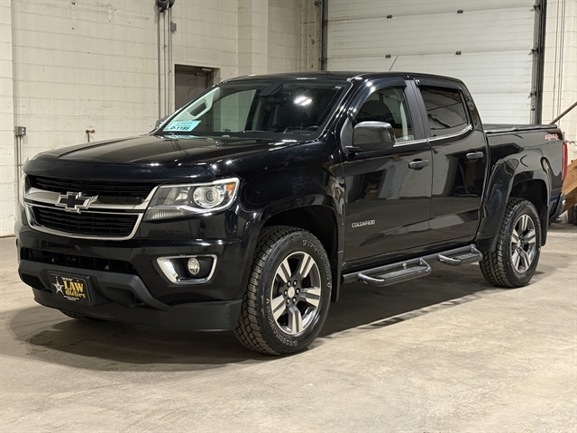 Black 2015 Chevrolet Colorado Pickup Truck Four-Wheel Drive Automatic