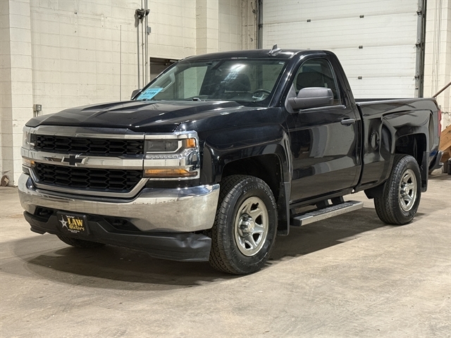 Black 2016 Chevrolet Silverado 1500 Pickup Truck Four-Wheel Drive Automatic
