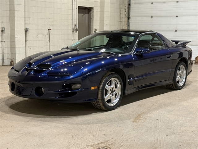 NAVY BLUE METALLIC 2001 Pontiac Firebird Trans Am Coupe Rear-Wheel Drive Automatic