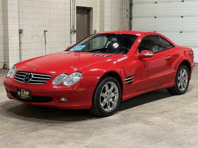 Magma Red 2003 Mercedes-Benz SL-Class Convertible Rear-Wheel Drive Automatic