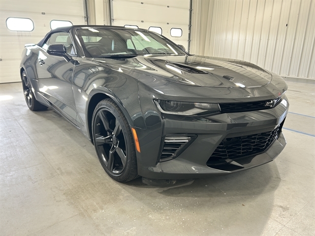 Gray 2016 Chevrolet Camaro 2SS Convertible RWD Convertible Rear-Wheel Drive Automatic